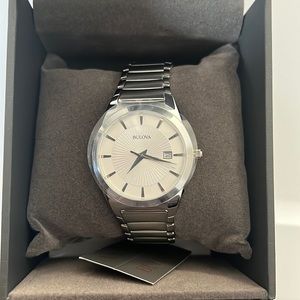 COPY - Bulova men’s stainless steel watch new in box